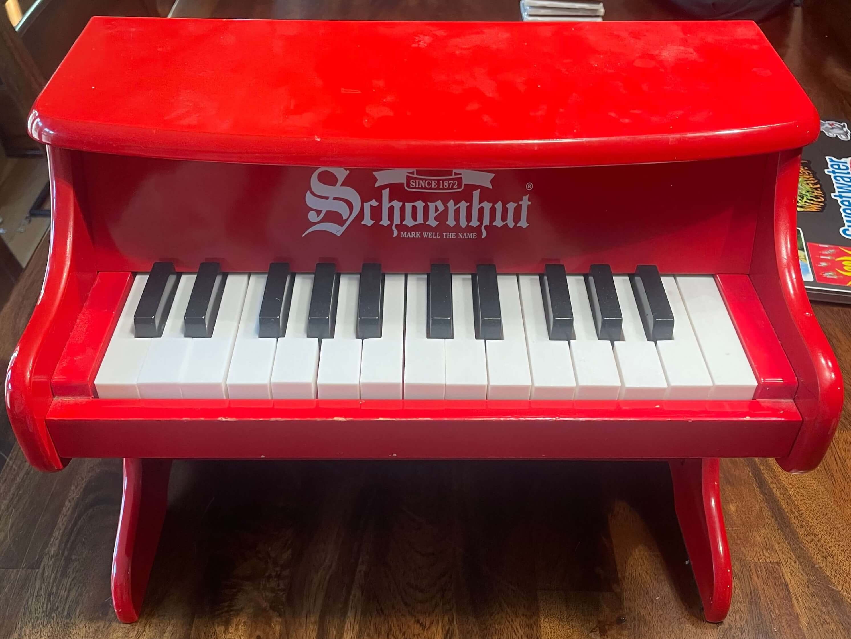 finished toy piano